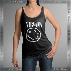 Buy Tank Top Nirvana Rock Band Cover Smiley Face