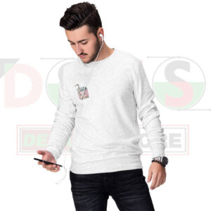 Peach peachy funny sweatshirt with cute graphic