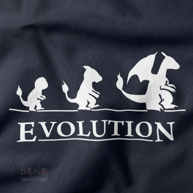 Pokémon Charizard evolution anime streetwear tee