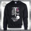 Buy Sweatshirt Pregnant Skeleton Maternity Halloween Sweater Womens Sweater Mens