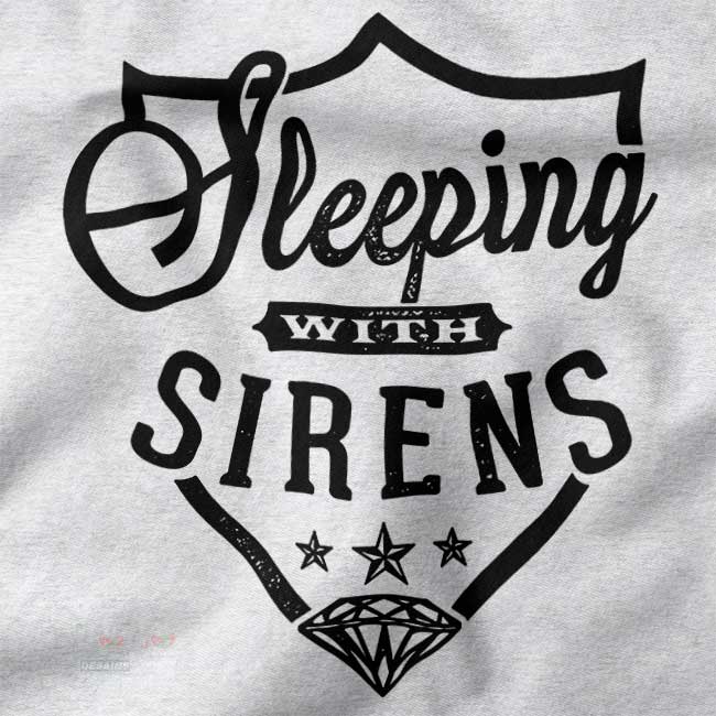 SWS band merch crewneck with minimalist logo design