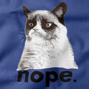 Sarcastic cat Nope quote tee streetwear