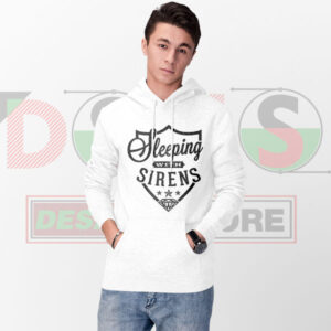 Sleeping With Sirens logo hoodie in black
