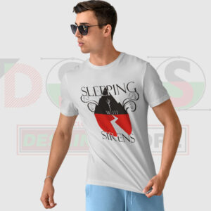 Sleeping With Sirens rock band art graphic t-shirt