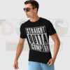 Straight Outta Compton black and white graphic T-shirt streetwear