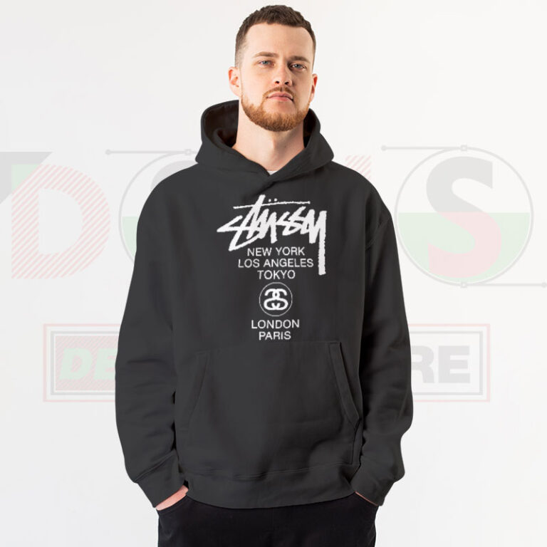 Stüssy World Tour Logo Hoodie