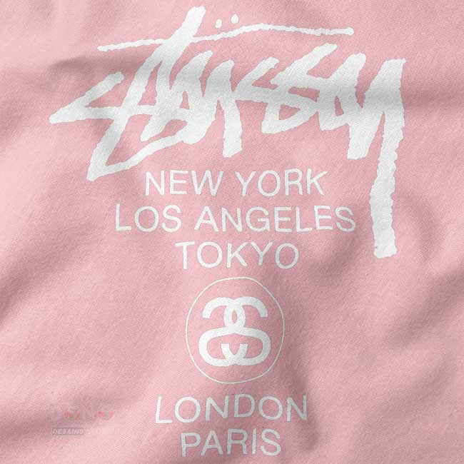 Stüssy World Tour merch sweatshirt urban style