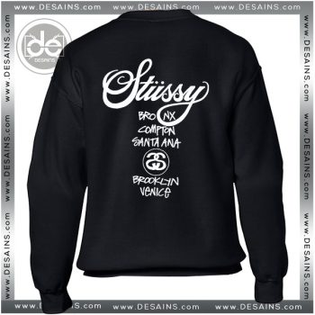 Buy Sweatshirt Stüssy Tour Bronx Compton Santa Ana Sweater Womens and Sweater Mens
