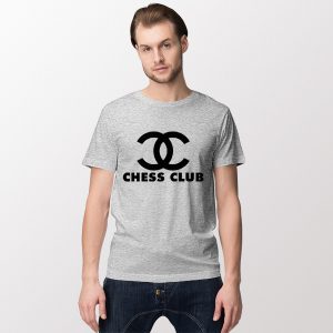 Tshirt SPort Grey Chess Club Chanel Size S-3XL