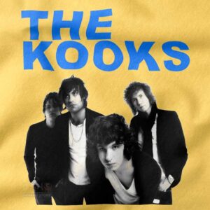 Vintage indie rock aesthetic tee featuring bold poster-style design