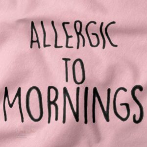 lazy morning quote graphic tee