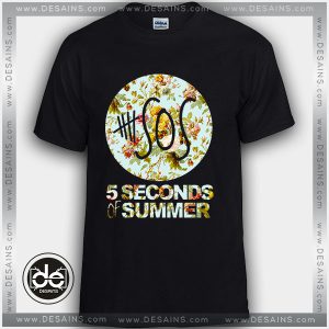 Buy Tshirt 5SOS Flower Tshirt Womens Tshirt Mens Tees Size S-3XL