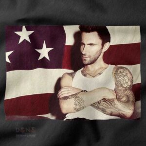 Adam Levine American singer graphic t-shirt streetwear