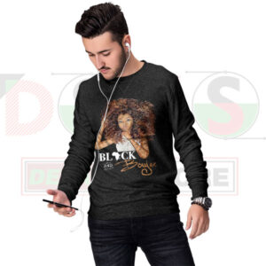 Black and Boujee graphic sweatshirt streetwear