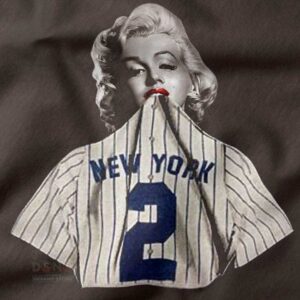 Celebrity crossover t-shirt Marilyn Monroe and Derek Jeter