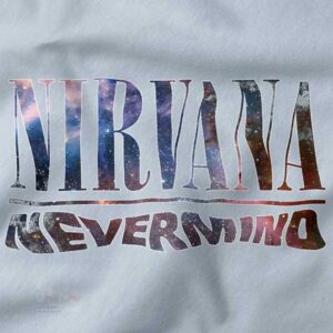 Classic grunge Nirvana Nevermind band t-shirt design