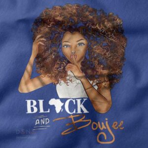 Cozy Black and Boujee crewneck sweatshirt