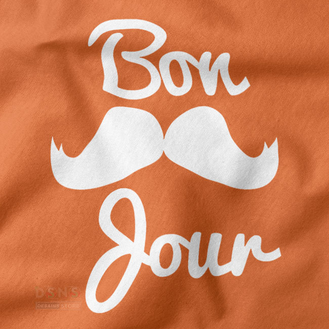 Cute mustache greeting design T-shirt