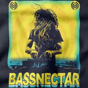 EDM Bassnectar music tour poster tee design