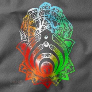 EDM streetwear t-shirt with Bassnectar Hamsa symbol