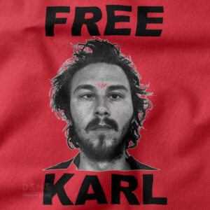 Funny comedy quote Free Karl tee
