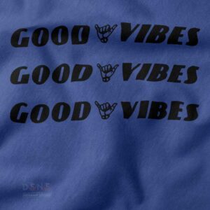 Good vibes only casual streetwear tee