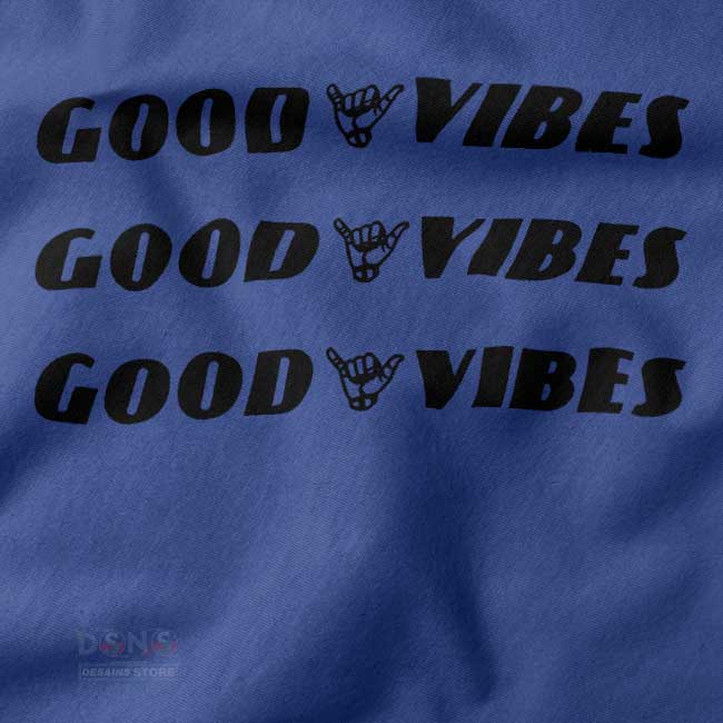 Good vibes only casual streetwear tee