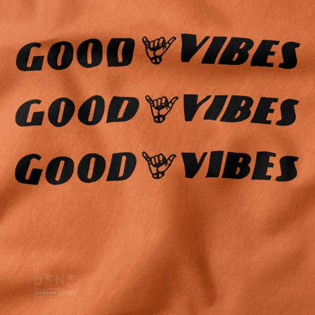 Good vibes only casual tank top