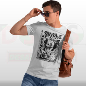 Grimes Art Angels skull graphic t-shirt