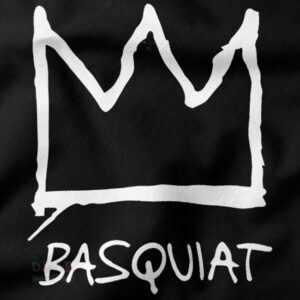 Jean-Michel Basquiat art logo hoodie streetwear