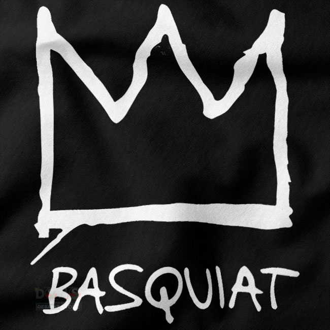 Jean-Michel Basquiat art logo hoodie streetwear
