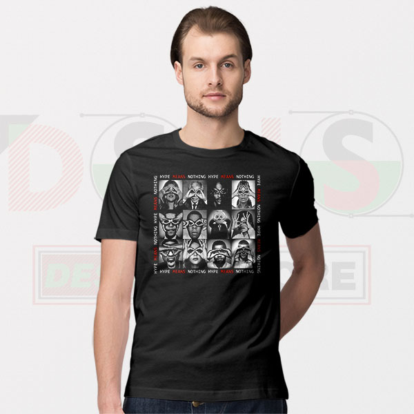 Kanye West Hype Means Nothing graphic streetwear t-shirt