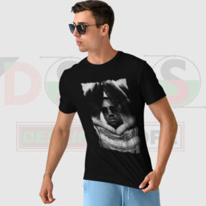Kanye West rapper poster hands graphic t-shirt streetwear