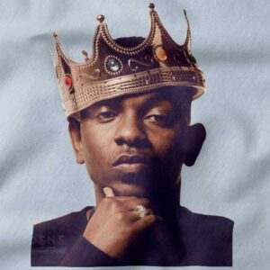 Kendrick Lamar king American rapper graphic T-shirt