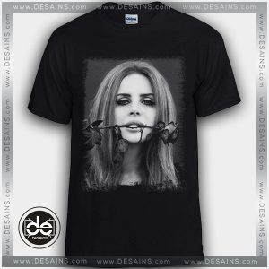 Buy Tshirt Lana Del Rey Loves Roses In Mouth Tshirt Womens Tshirt Mens Tees Size S-3XL