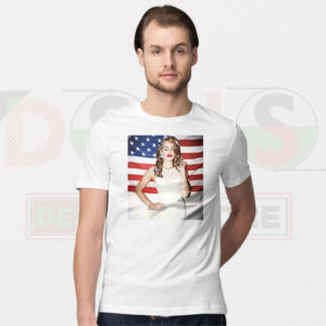 Lana Del Rey American flag graphic t-shirt