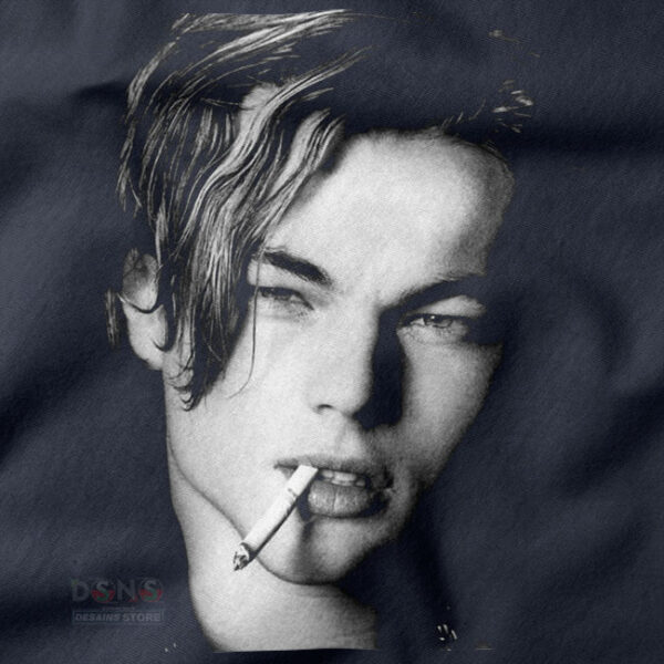 leonardo dicaprio smoking cigarette Leonardo DiCaprio Smoking Graphic T-Shirt