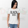 No Sugar No Cream black minimalist graphic t-shirt