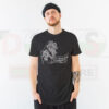 Ocean wave graphic t-shirt minimal aesthetic style