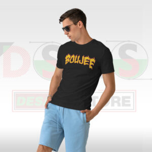 On Fire Boujee graphic t-shirt streetwear style