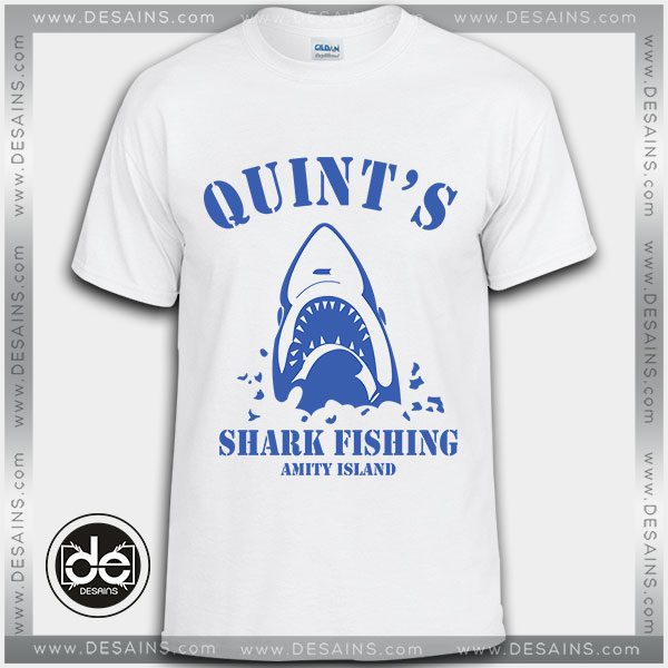 Buy Tshirt Quint's Shark Fishing Tshirt Womens Tshirt Mens Tees Size S-3XL