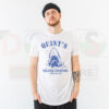 Quint’s shark fishing Amity Island t-shirt