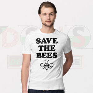 Save The Bees graphic t-shirt eco friendly streetwear