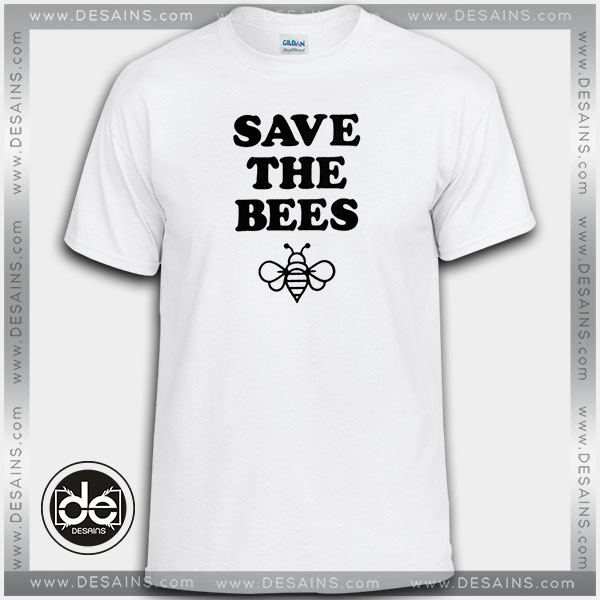 Buy Tshirt Save the Bees tee Tshirt Womens Tshirt Mens Tees Size S-3XL
