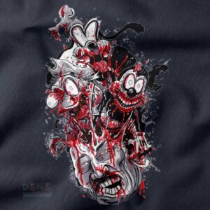 Spooky cartoon zombie Mickey Halloween pop culture tee