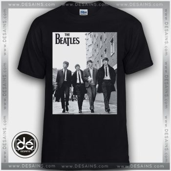 Buy Tshirt The Beatles Walking Down Street Tees Size S-3XL