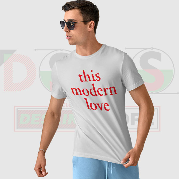 This Modern Love graphic t-shirt minimalist indie design
