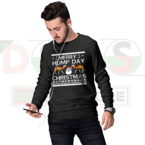 Ugly Christmas Hump Day funny sweatshirt