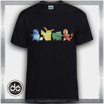 Buy Tshirt Pokemon Water Electricity Earth Fire Tshirt Womens Tshirt Mens Tees Size S-3XL