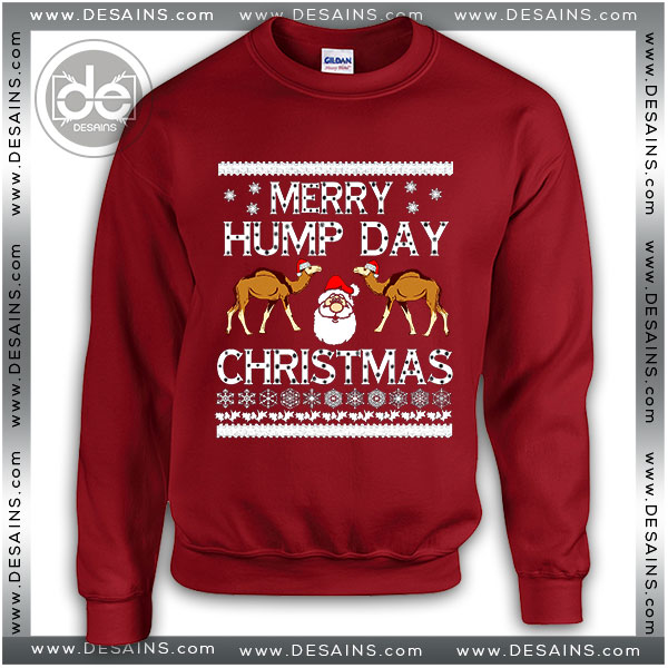 Buy Sweatshirt Ugly Christmas Hump day Sweater Womens and Sweater Mens